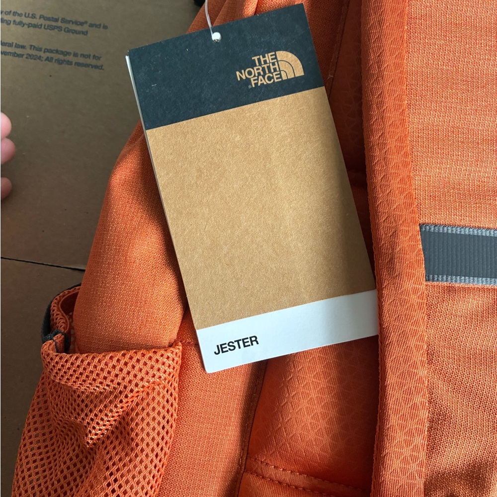 The North Face Jester Laptop Backpack Iron Bronze Dark Heather Orange One Size - Picture 11 of 15